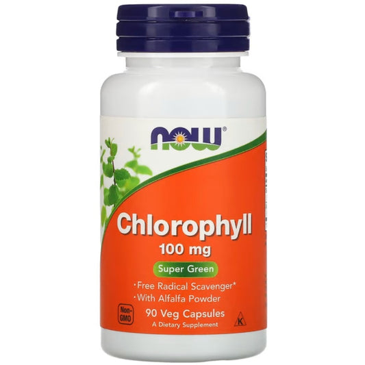 NOW FOODS Klorofyl 100mg - 90vcaps
