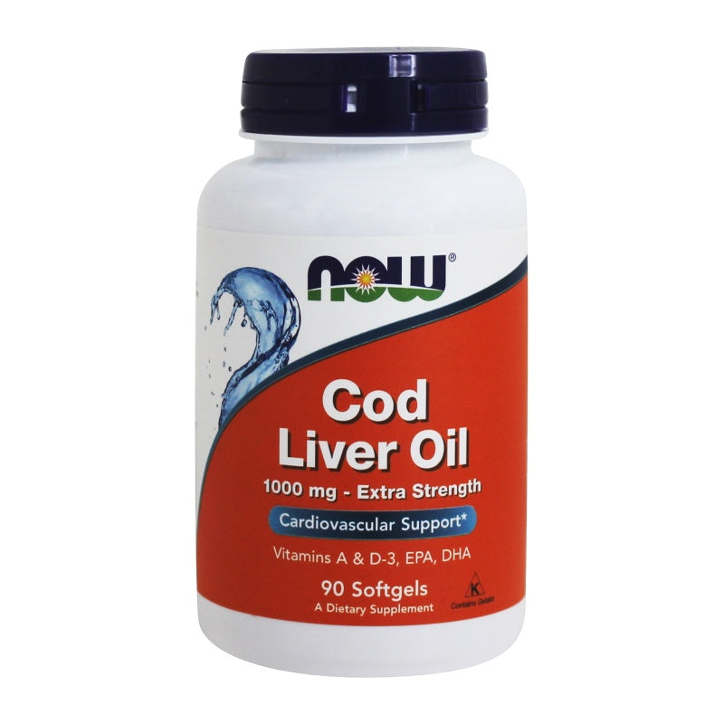 NOW FOODS Cod Liver Oil 1000mg - 90softgels