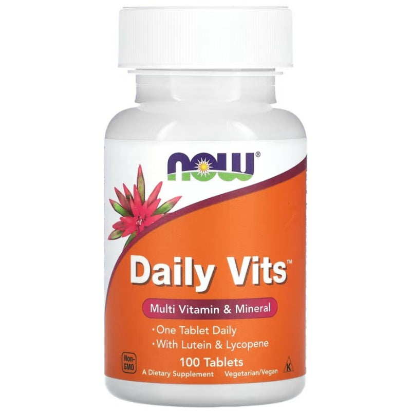 NOW FOODS Daily Vits 100 tabletter