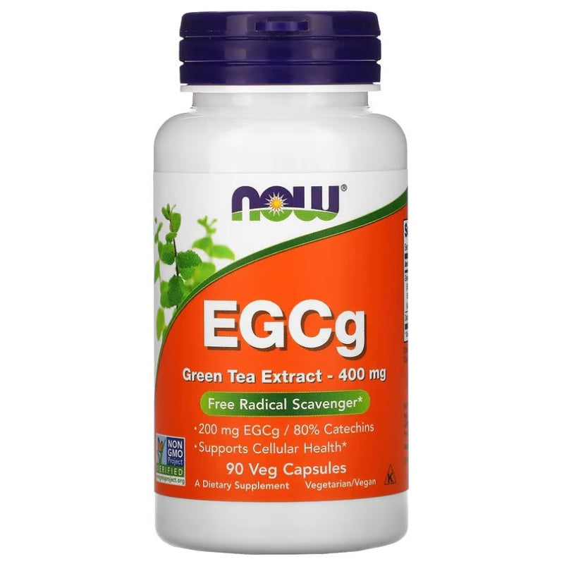 NOW FOODS Grøn Te Ekstrakt, EGCg 400mg x 90VCaps