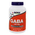 NOW FOODS GABA 750mg - 200 vcaps