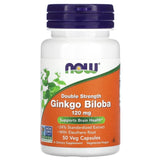 NOW FOODS Ginkgo Biloba (Double Strength) 120mg - 50vcaps
