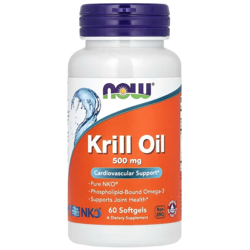 NOW FOODS Krill Oil 500mg - 60 softgels