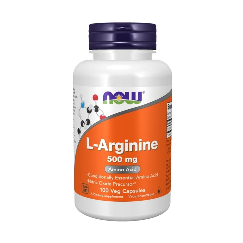 NOW FOODS L-Arginine 500mg 100vcaps