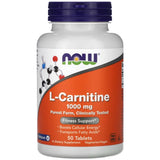 NOW FOODS L-Carnitine 1000mg - 50 tabletter