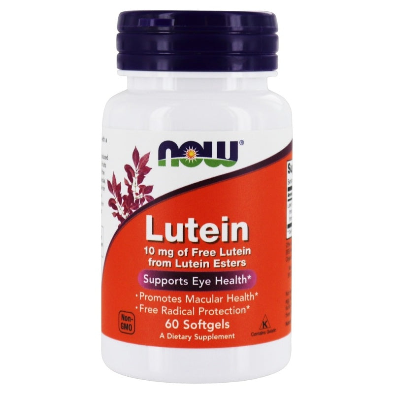 NOW FOODS Lutein 10 mg - 60 softgels