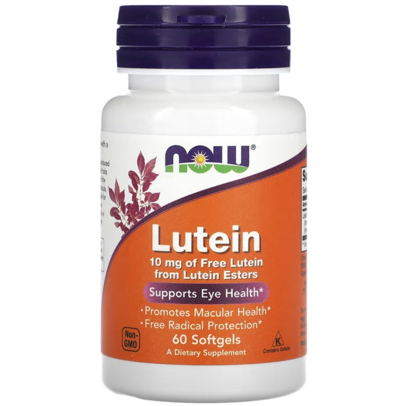 NOW FOODS Lutein 10mg - 60softgels
