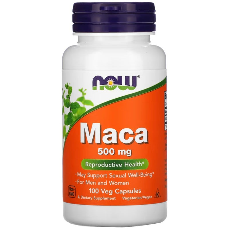 NOW FOODS Maca 500mg - 100 vcaps