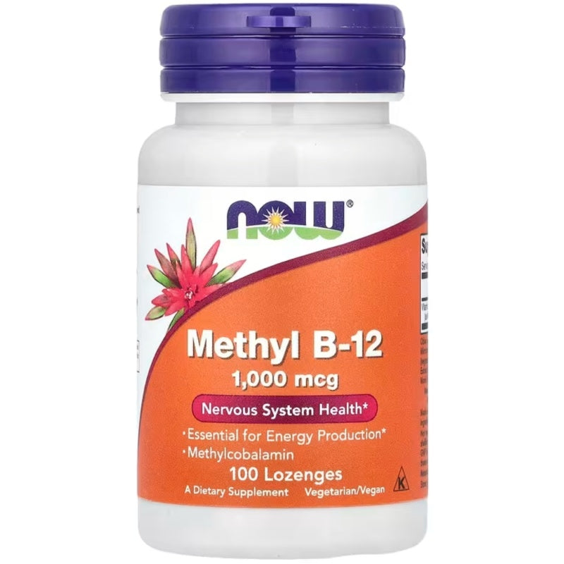 NOW FOODS Methyl B12, 1000 mcg - 100 sugetabletter