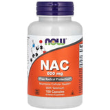 NOW FOODS NAC N-Acetyl Cysteine 600mcg - 100 vcaps