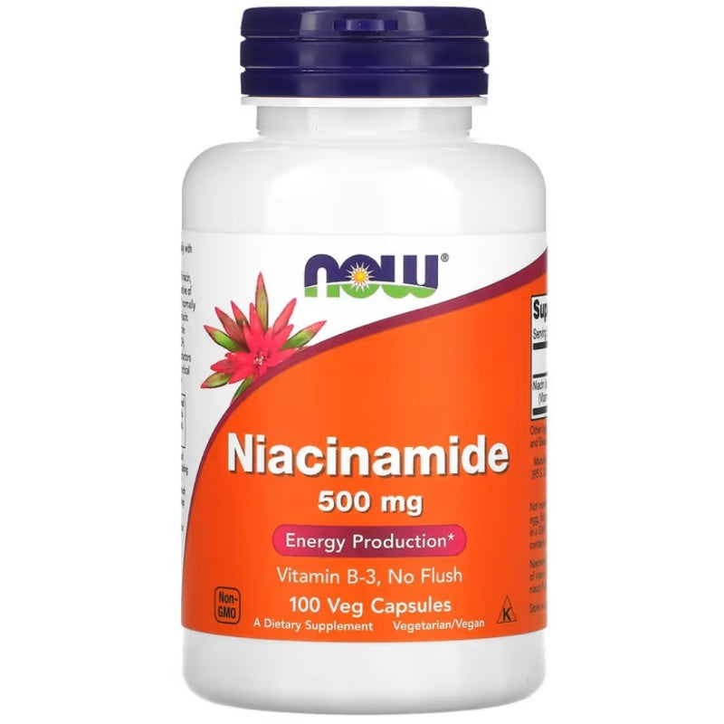 NOW FOODS Niacinamide(B3/No Flush) 500mg - 100 caps