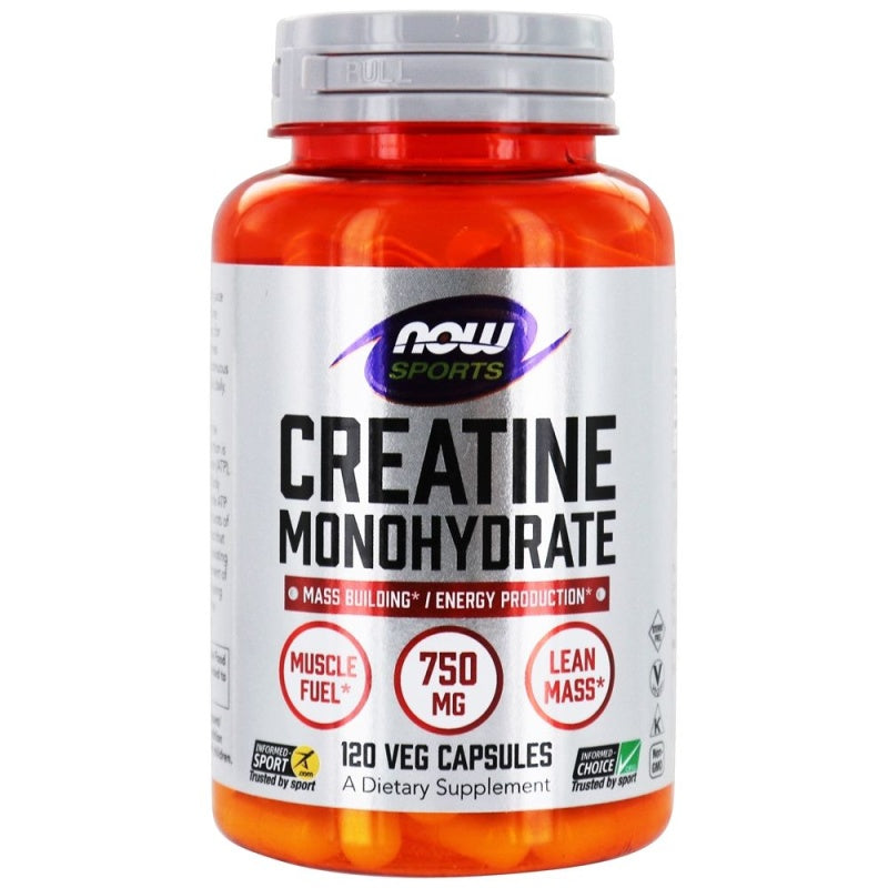 NOW FOODS Creatine Monohydrate 750mg - 120vcaps