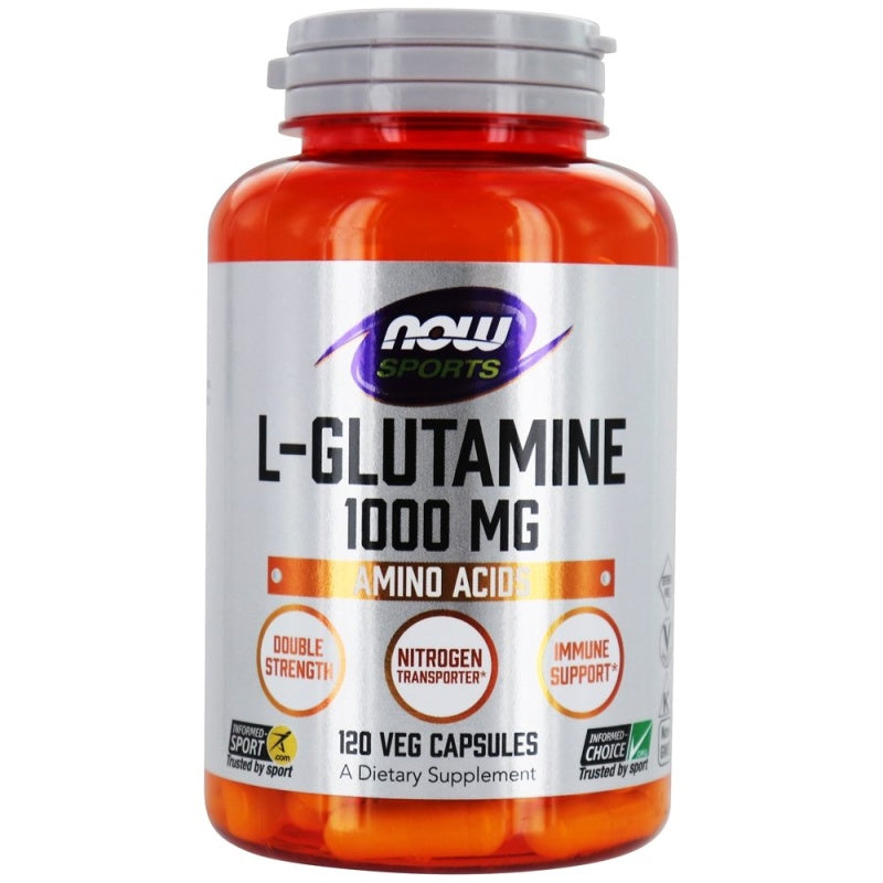 NOW FOODS L-Glutamin 1000mg - 120 vcaps