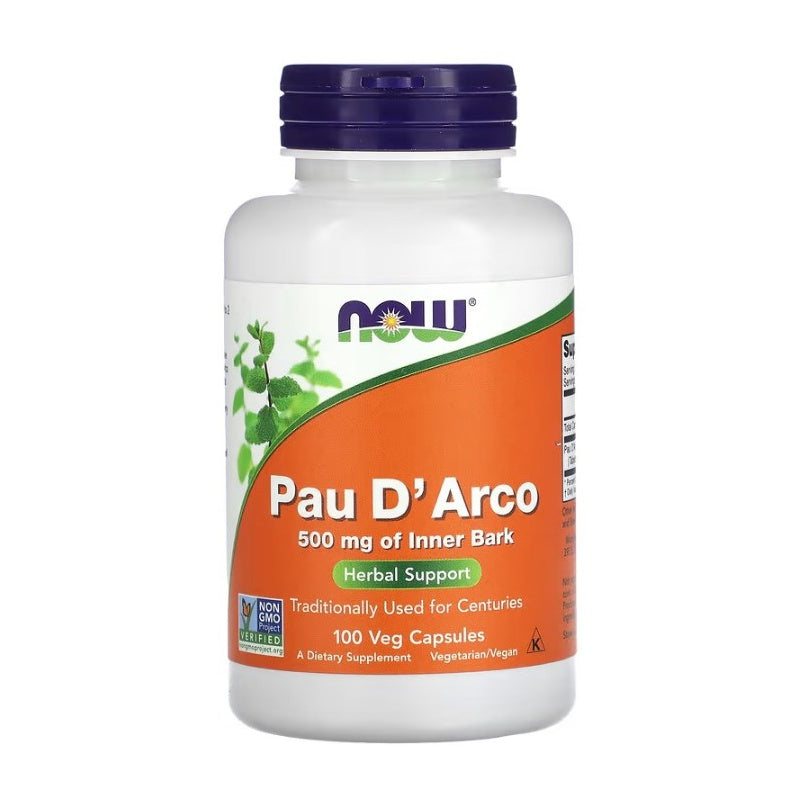 NOW FOODS Pau D´Arco 500mg - 100 vcaps