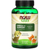 NOW FOODS PETS Omega-3 Support - 180 softgels