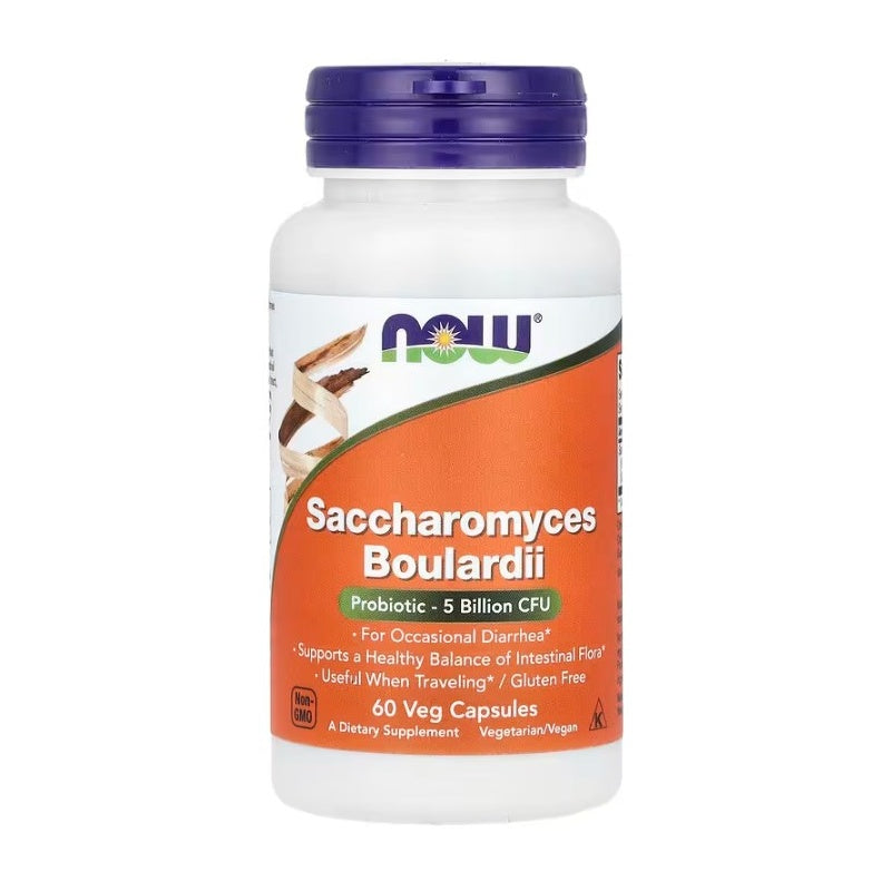 NOW FOODS Saccharomyces Boulardii 60 vcaps