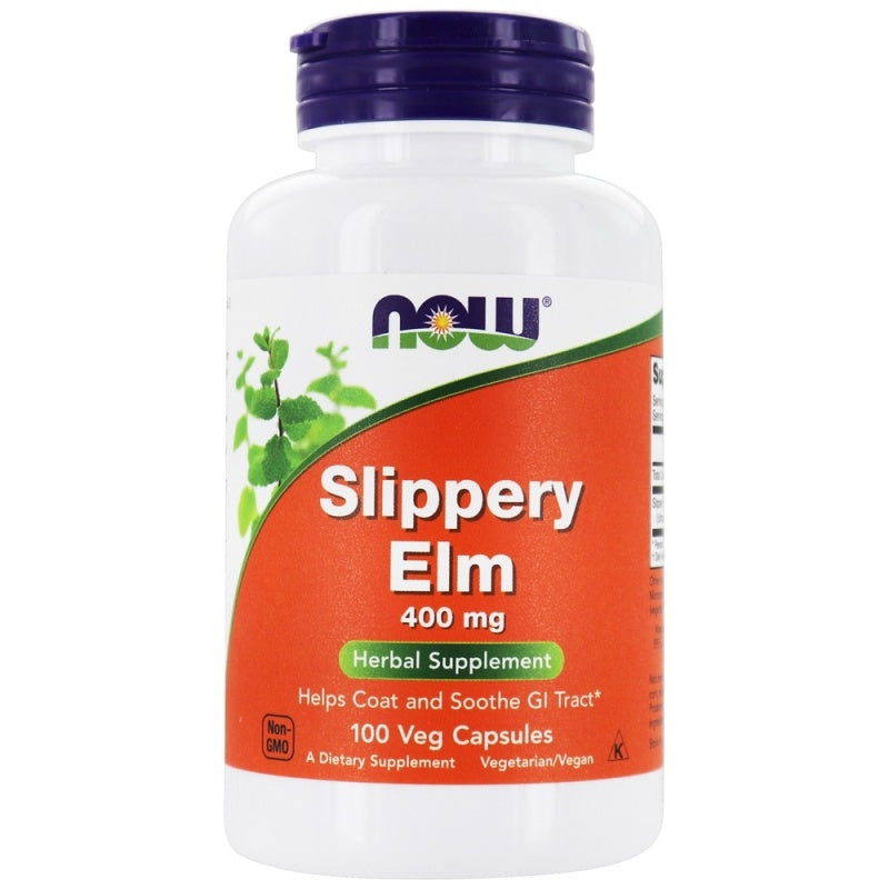 NOW FOODS Slippery Elm 400mg - 100vcaps
