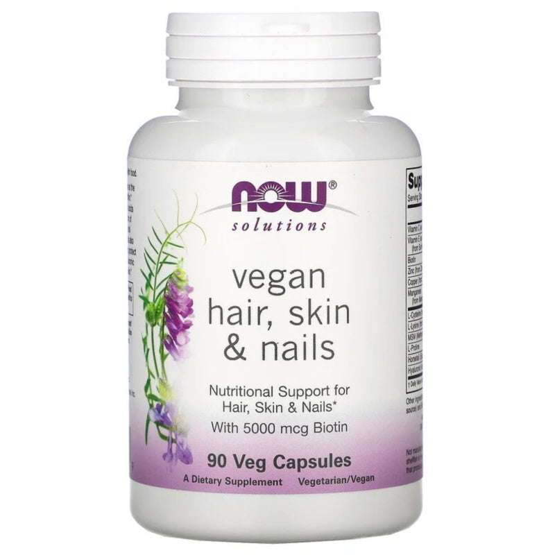 NOW FOODS VEGAN Hair, Skin & Nails 90vcaps