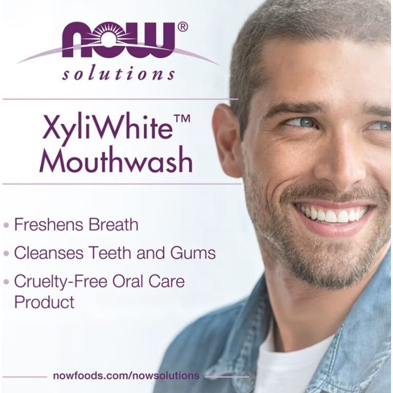 NOW FOODS XyliWhite Refreshmint Mouthwash 473ml Refresmint
