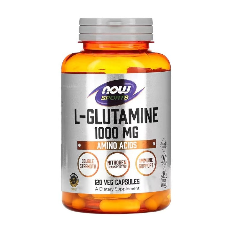 NOW FOODS L-Glutamin 1000mg - 120 vcaps