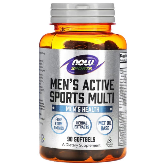 NOW FOODS Men's Active Sports Multi 90 softgels