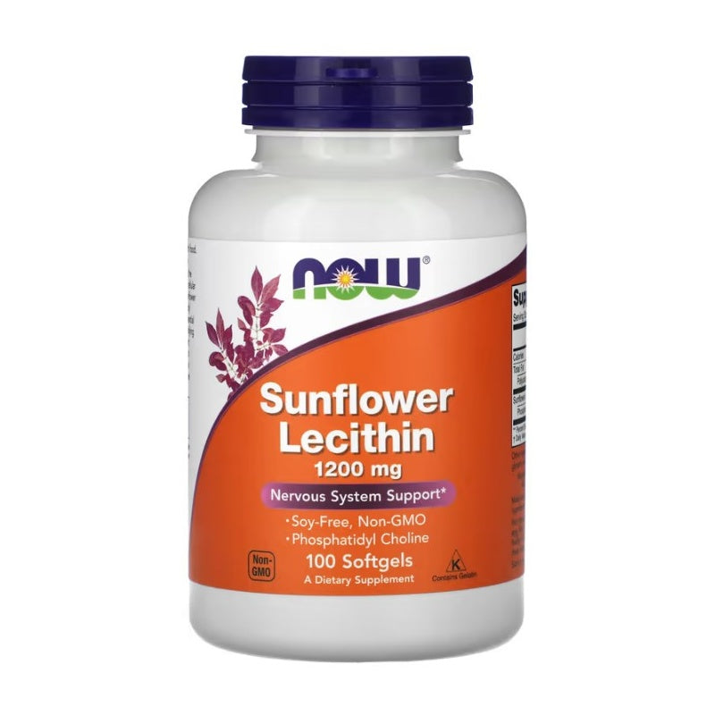NOW FOODS Sunflower Lecithin 1200mg - 100 softgels