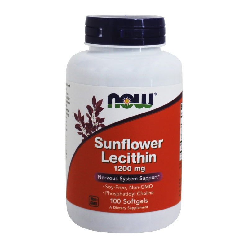 NOW FOODS Sunflower Lecithin 1200mg - 100 softgels