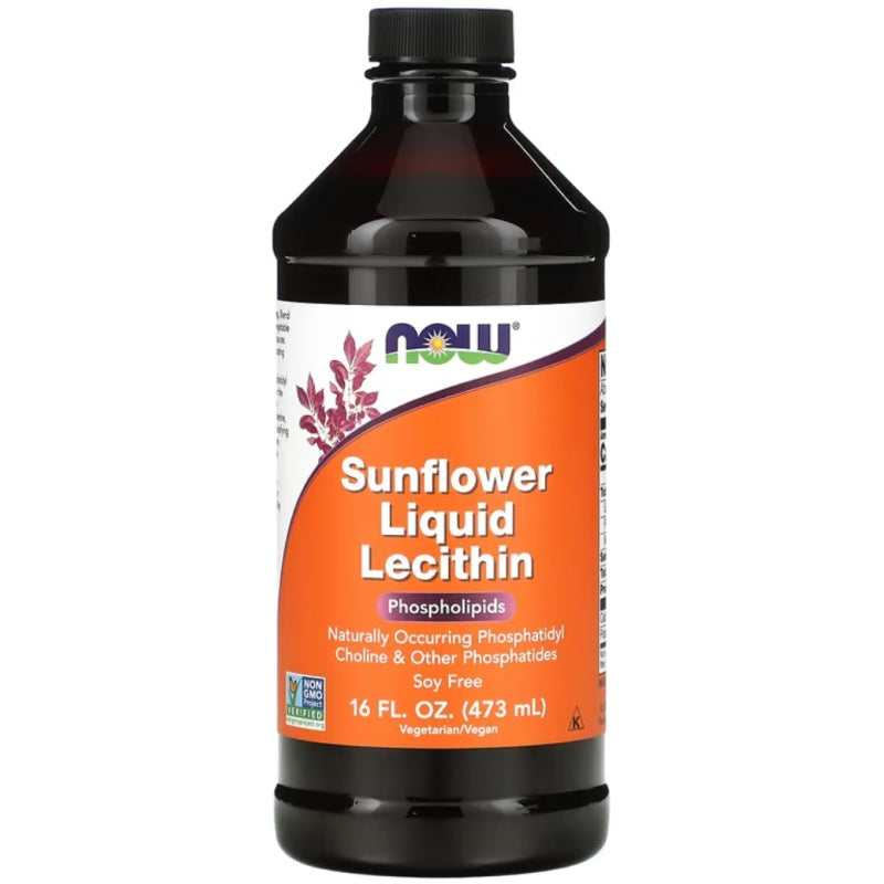 NOW FOODS Lecithin Liquid, Sunflower 473ml
