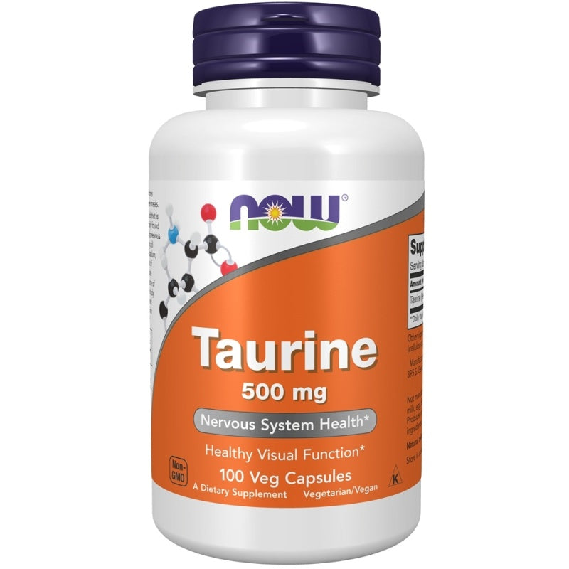 NOW FOODS Taurine 500mg - 100 caps