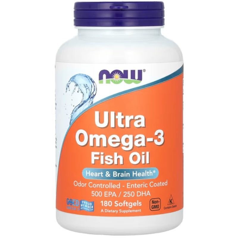 NOW FOODS Ultra Omega 3 - 180 kapsler