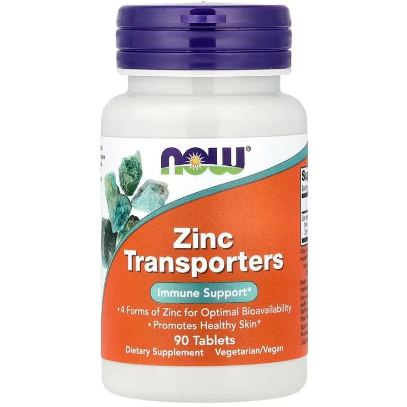 NOW FOODS Zinktransportere 22mg 90 tabletter