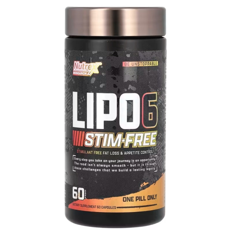 NUTREX Lipo 6 Stim-Free - 60 kapsler