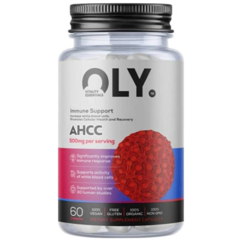 OLY AHCC 500 mg 60 Capsules