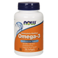 NOW FOODS Omega-3 Fiskeolie - 100 softgels