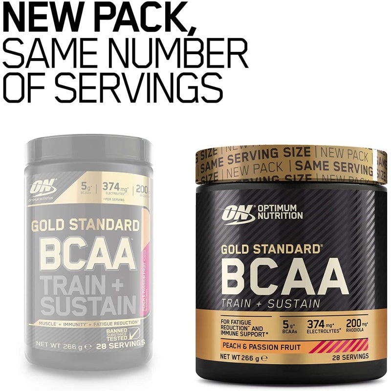 ON Gold Standard BCAA Train + Sustain 28 servings Strawberry & Kiwi