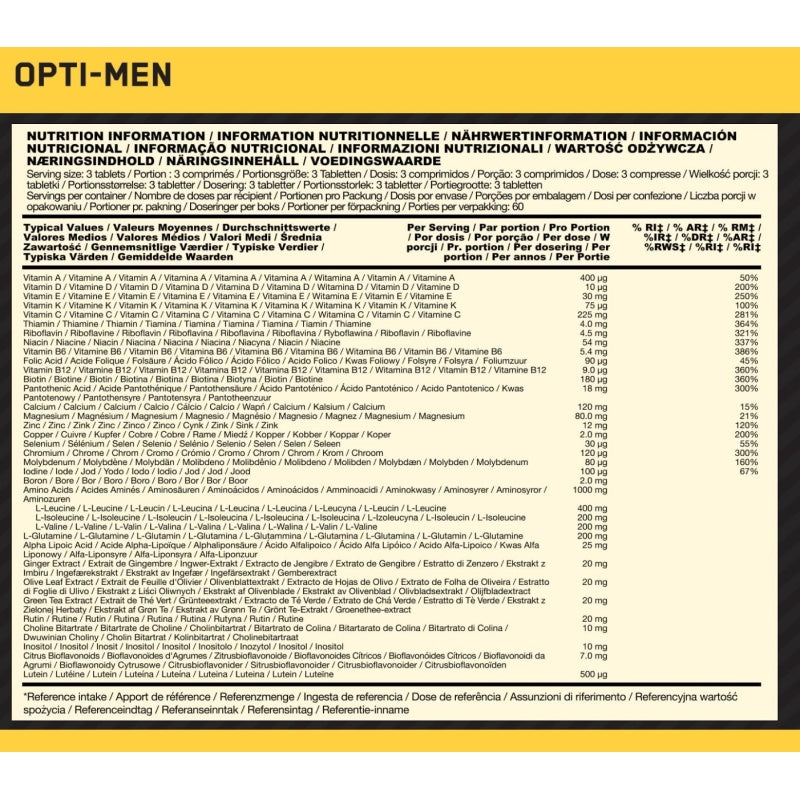 ON Opti-Men 180 tabs