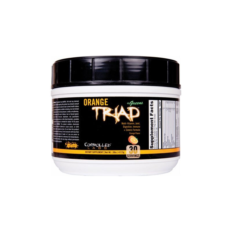 CONTROLLED LABS Orange Triad + Greens 408 grams
