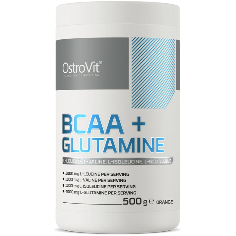 OstroVit BCAA + Glutamin 500g Appelsin