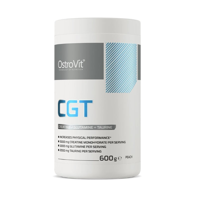 OstroVit CGT -Creatine + Glutamine + Taurine 600g Peach