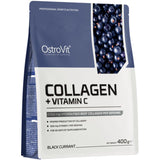 OstroVit Kollagen + C-vitamin 400g Hindbær Lemonade med Mynte