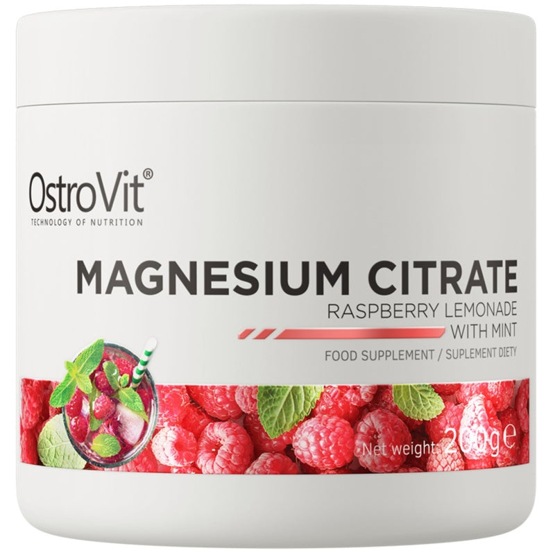 OstroVit Magnesium Citrate 200g Raspberry lemonade with mint