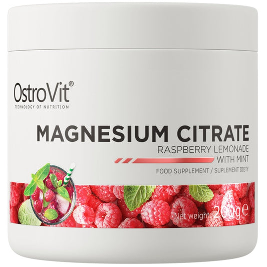 OstroVit Magnesium Citrate 200g Raspberry lemonade with mint