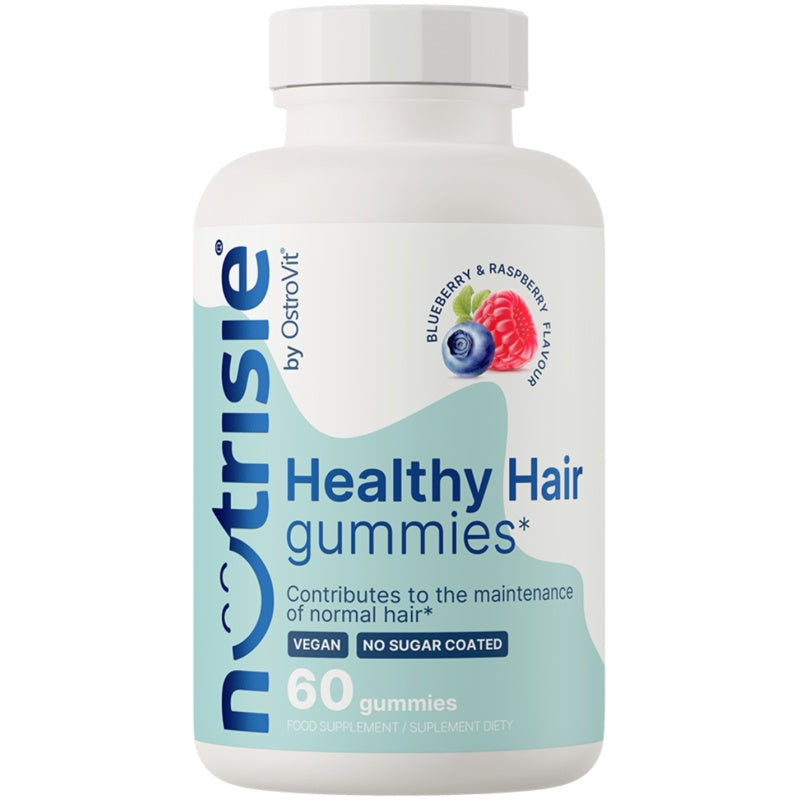 OstroVit NUTRISIE® Healthy Hair gummies 60 vingummier Blåbær & Hindbær