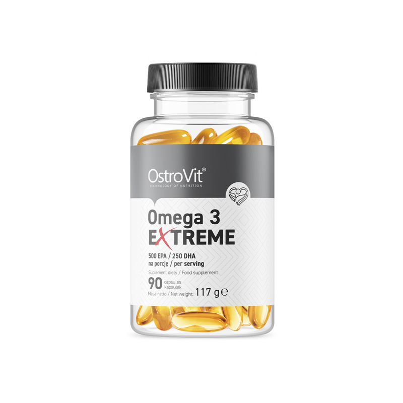 OstroVit Omega 3 Extreme 90 kapsler (500 EPA / 250 DHA)