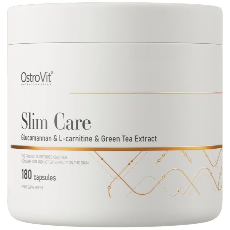 OstroVit Slim Care Glucomannan & L-carnitin & Grøn Te Ekstrakt 180 kapsler