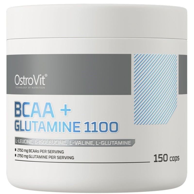 OstroVit BCAA + Glutamine 1100 mg 150 caps BB 17.10.25