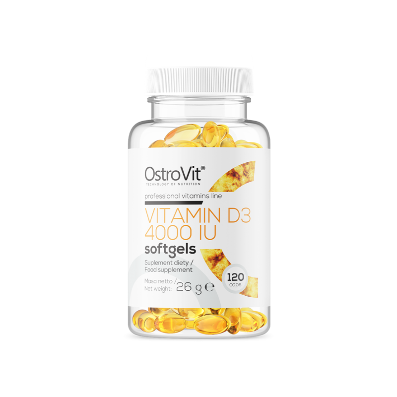 OstroVit Vitamin D3 4000 IU softgels 120softgels
