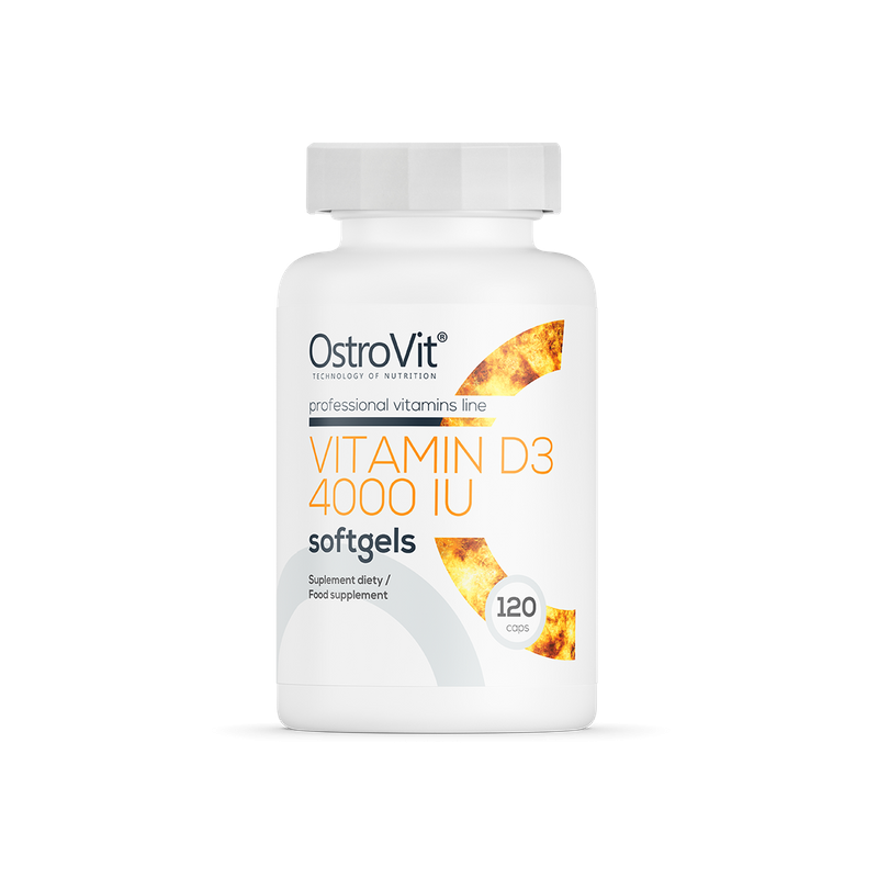OstroVit Vitamin D3 4000 IU softgels 120softgels