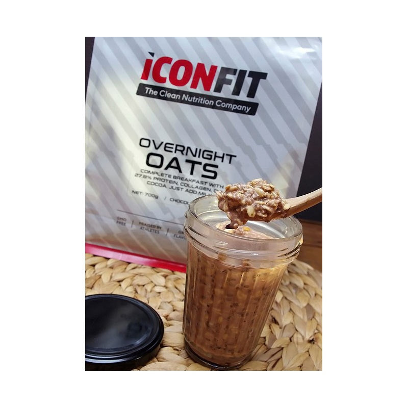 ICONFIT Overnight Oats 1kg Chocolate Peanut
