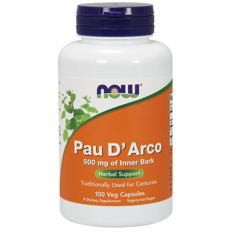 NOW FOODS Pau D´Arco 500mg - 100 vcaps